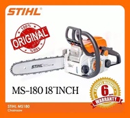 [100% ORIGINAL] STIHL MS180 CHAINSAW WITH 18" GUIDE BAR &amp; CHAIN - MS180