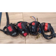 Domino Universal 4/5/6/9 Wire Ignition Kill Switch Suis On Off Push Start Hazard Flash High Beam Sup