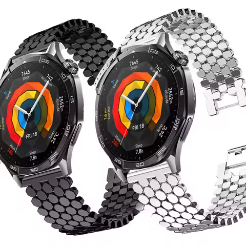 Stainless Steel Strap For Huawei Watch GT5 46mm GT3 46mm Metal Band Business Wristband For Huawei Wa