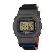 太子/銅鑼灣門市 CASIO 卡西歐 G-SHOCK DW-5600MNC 系列 灰色 DW-5600MNC-8A2 彈性布帶 FIDLOCK 磁扣數位錶 霓虹黃點綴 一年保養