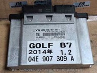 VW 福斯 GOLF 1.2 引擎電腦 B7 2014- 04E 907 309 A ECM ECU 行車電腦 維修