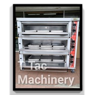 GOLDEN BULL GAS OVEN 3 DECK 9 TRAYS HTG-39