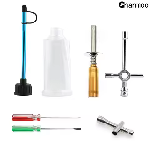 Universal EU/US Charger Nitro Gas Spark Glow Plug Igniter Starter Kit and N3 N4 for 1/8 1/10 RC Car 