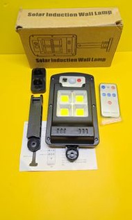 ▶️特價/賤賣◀️、全新貨品、太陽能感應路燈、128顆LED燈珠、太陽能供電/防水、附運動感應器和遙控器、實物圖片(最後兩件/賤賣)