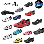 SOCRS 14 Colors Luminous Professional Cycling Shoes for Men SPD High Quality RB Carbon Speed Shoes MTB Men Road Mountain Bicycle Shoes Locked Men Sneakers Non-slip MTB Bike Shoes Shimano Size 37-48 {Free Shipping}