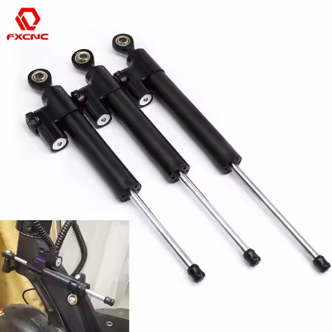 255mm 295mm 355mm 365mm CNC Aluminum Universal Steering Damper Shock Absorber for Motorcycle ATV Ele