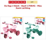 3-Wheel Bicycle - Baoli 1708 G - Green/Pink