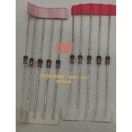Zener Diode 15 V 1 WATT ZENER DIODE 15 V 1 watt IN4744A contents 10 pcs
