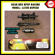 GEAR BOX LC135 6 SPEED HYPERSPEED: HPSP RACING HYPERSPEED LC135 6-SPEED W/SHIFT CAM GEAR BOX SET HPS