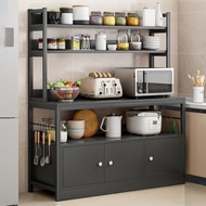 D-H Kitchen Shelf Floor Multi-Layer Storage Cabinet Household Vegetable Cutting Table Multifunctional Cupboard Cupboard