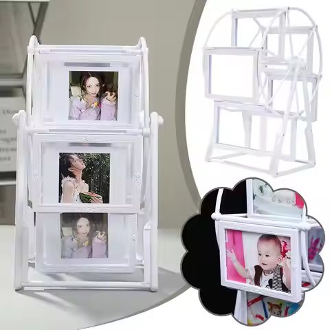 Creative Rotatable Ferris Wheel PhotoFrame Photo Frame Birthday Frame Photo Gift Photo Shelf Table D