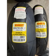 Pirelli Diablo SuperCorsa SP 120/70ZR17+200/55ZR17 pair tahun 2025