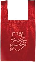 Marimo Craft SRSJ-1019 Shiny Eco Bag Hello Kitty Sanrio Characters W 9.8 x H 11.8 x D 3.9 inches (25