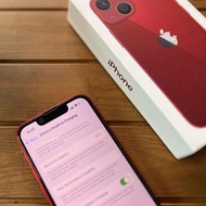 IPHONE 13 MINI 256 GB RED SINYAL AKTIF ALL OPERATOR, GARANSI IMEI BERFUNGSI PERMANEN, DURASI IMEI PE