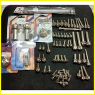 ۞ ✓ ﹊ CNC bolts CLICK125 v1, v2, v3 & Click 150 (sold per parts)