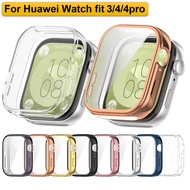 Soft TPU Full Covered Cover For Huawei watch 4 Case Soft Huawei Watch 3 Case watch 4 Pro Bumper fit3