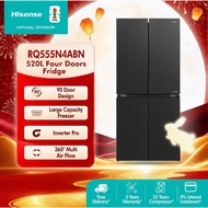 [NEW] Hisense 520L 4 Door Inverter Refrigerator Black / All Zone Active Hygiene / 360 Multi Air Flow
