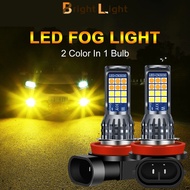 1 Super Bright White / Yellow 24 LED Fog Light H11 9006 for Car