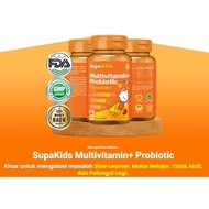 SUPA KIDS Multivitamin + Probiotic – Sokong Imun, Fokus & Pembelajaran Anak | Vitamin Kanak-Kanak