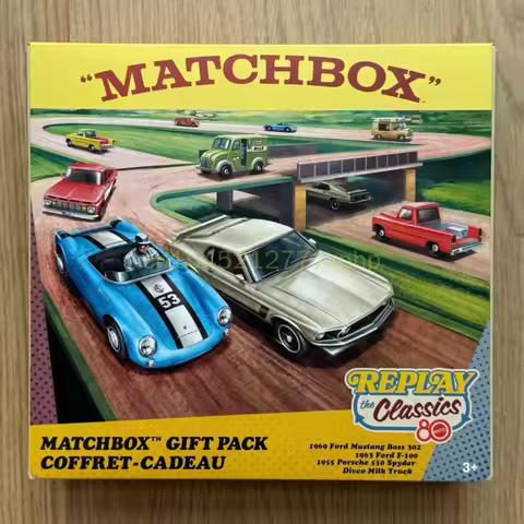 80th Anniversary Edition Matchbox Alloy Car Model Porsche Ford Divco Milk Delivery Car Open Door Col