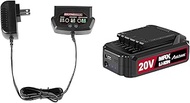 AVID POWER 20V MAX Lithium Ion Rechargeable Battery Bundle with 20V Battery Charger