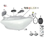 A10E-2Pcs D1S D3S Xenon HID Bulb Holder Headlight Lamp Holder 63117162087 For BMW 1 3 5 7 Series X5 