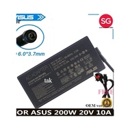 20V 10.0A 200W 6.0X3.7mm Laptop AC Adapter Power Charger For Asus G15 F17 GA503 GA503Q GA503QS GA503