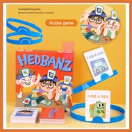 HEDBANZ FAMILY EDUCATIONAL TOYS GAMES GUESS PICTURES QUESTIONES GAMES EDUCTIONAL GAMES