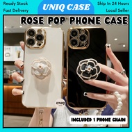 HONOR X6a X6b X7 X7a X7b X8 X8a X8b X9 X9a 70 200 Pro 4G 5G rose pop stand phone case casing cover 电