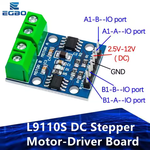 L9110S Dual DC Motor Driver Module H-Bridge Controller Board for Arduino Raspberry Pi Smart Car Robo