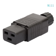 Will Rewirable 16A 250VAC 320 C 19 plug IEC C19 DIY plug conector IEC conector IEC 320 C19 C19 Plugu