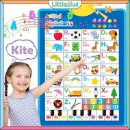 English Interactive Talking Alphabet Poster ABC Wall Chart With Sound Learning ABC & 123 abc poster 