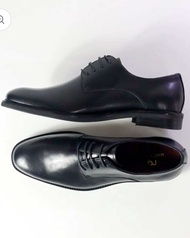 Edgar Leather Oxford Shoes Black รองเท้าหนังแท้แบบผูกเชือกทางการ