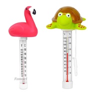 [Fenteer1]  Pool Thermometer -10C to 50C / 10F to 120F Cute, Portable Water Temperature Gauge with C