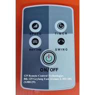 (Local Shop) New Substitute Mitsubishi Electric Wall & Stand Fan Remote Control Replacement.