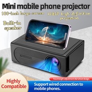 M200S Portable projector Mini Projector LED Home Theater with 4k ultra HD Support can be connected t