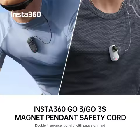 Insta360 GO 3/GO 3S Magnet Pendant Safety Cord For Insta 360 GO3/GO 3S Sport Camera Original Accesso