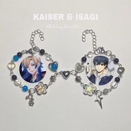 Kaiser & Isagi Double Bracelet | Kaiser and Isagi Matching Bracelets