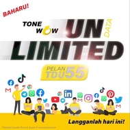 🔥Simkad UNLIMITED DATA (FREE CALL) Tone Wow DiGi 4G+