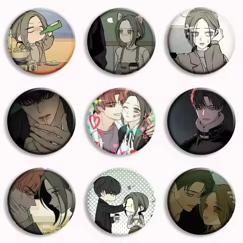 Korean Manga Tears on a Withered Flower Anime Soft Button Pin Beom Tae-Ha Hesu Webtoon Manhwa Brooch
