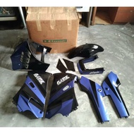 Kwasaki Ninja KRR  Body Set Original Blue/Black Siap Tank (Stock Lama)