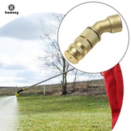 Homozy Atomizing Sprayer Nozzle Brass Adjustable Misting Head High Pressure Garden Sprayer for Agric