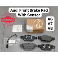 AUDI A6 A7 A8 FRONT BRAKE PAD WITH SENSOR 4G0 698 151 M 4G0 698 151 G 4G0698151M 4G0698151G