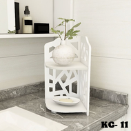 Kệ góc kệ để đồ đa năng kệ nhà tắm 2 tầng 3 tầng 4 tầng chất liệu gỗ nhựa cao cấp không cong vênh kh
