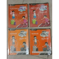 MY PALS ARE HERE MATHS 6A 6B WORKBOOK AND PUPILS BOOK / MY PALS MATH CLASS 6 (GET 4 BOOKS AS SHOWN I