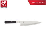 MIYABI มีดเชฟสแตนเลสสตีลรุ่น 4000 FC มีความคมและทนทาน 200 มม.สีเงิน ด้ามไม้ N33951201