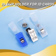 ID Clip Holder for ID Cards | Plastic / Metal Card Accessories / Clip / Badge Clip / Office Supplies