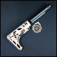 Popor Phyton Satu Set / Popor Lipat Piton Tan / Popor Lipat Pacul Pcp / Popor Predator / Popor Fab D