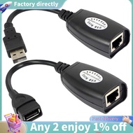 USB to RJ45 RJ 45 LAN Cable Extension Adapter Extender USB to Network Port Signal Amplifier