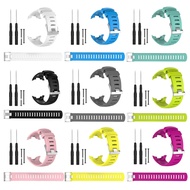 Tschick for SUUNTO D4/D4i Novo Bands-Replacement Band Silicone Colorful Sports Wristband (Each Color with an Extension Strap)